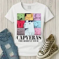 Capybara The Rodents Capy Meme Summer Women's T-Shirt thumb 3