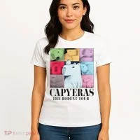 Capybara The Rodents Capy Meme Summer Women's T-Shirt thumb 4