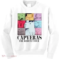 Capybara The Rodents Capy Meme Summer Kids Sweatshirt thumb 0