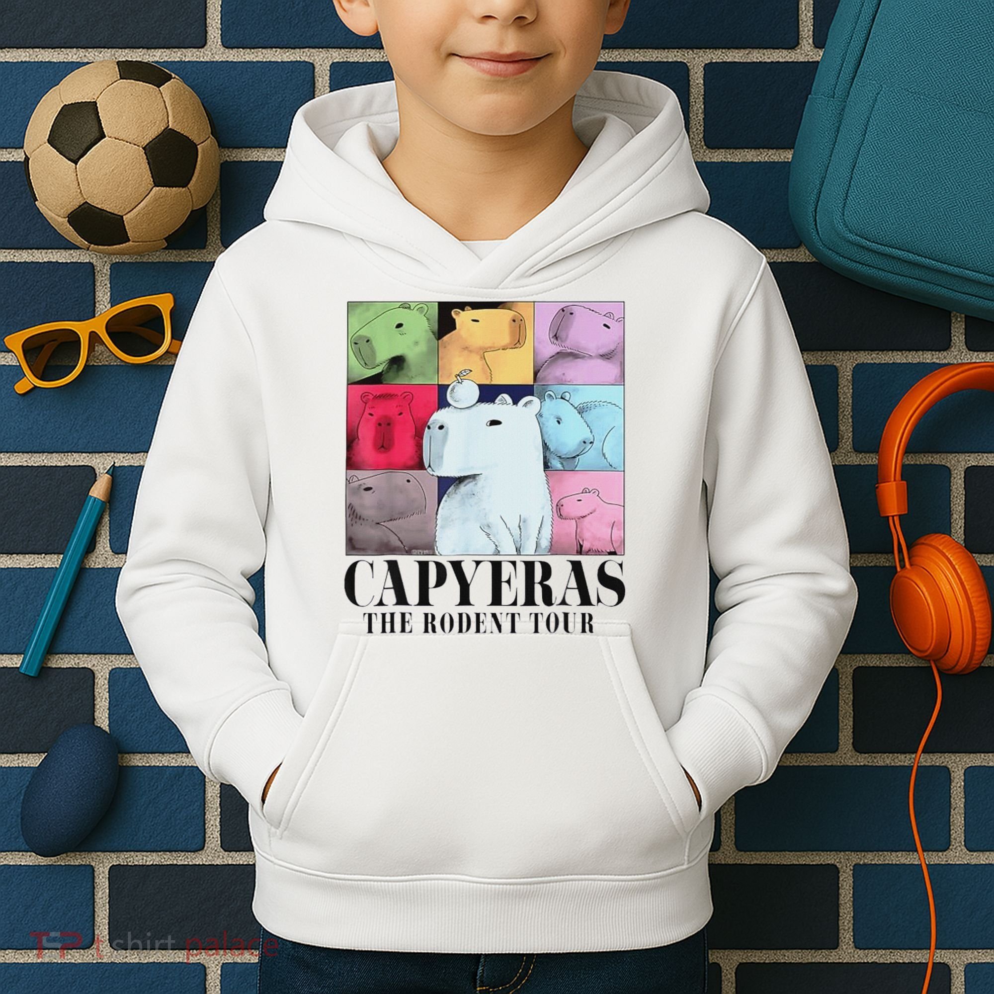 Capybara The Rodents Capy Meme Summer Kids Hoodie