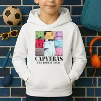 Capybara The Rodents Capy Meme Summer Kids Hoodie thumb 2