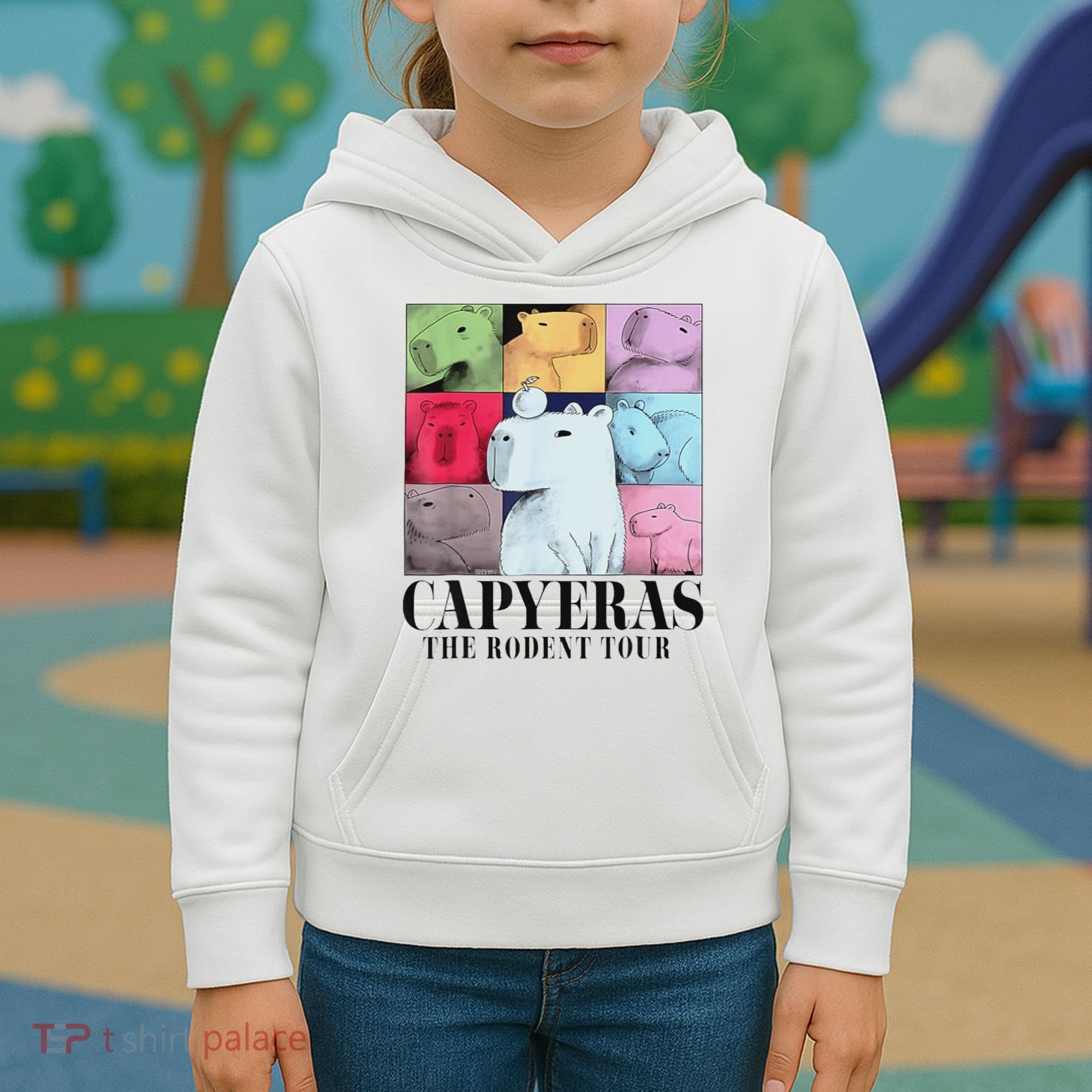 Capybara The Rodents Capy Meme Summer Kids Hoodie