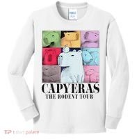 Capybara The Rodents Capy Meme Summer Kids Long Sleeve Shirt thumb 0