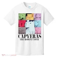 Capybara The Rodents Capy Meme Summer Kids T-Shirt thumb 0