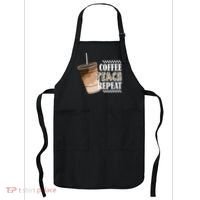 Coffee Teach Repeat Cute Teacher Gift Apron thumb 0