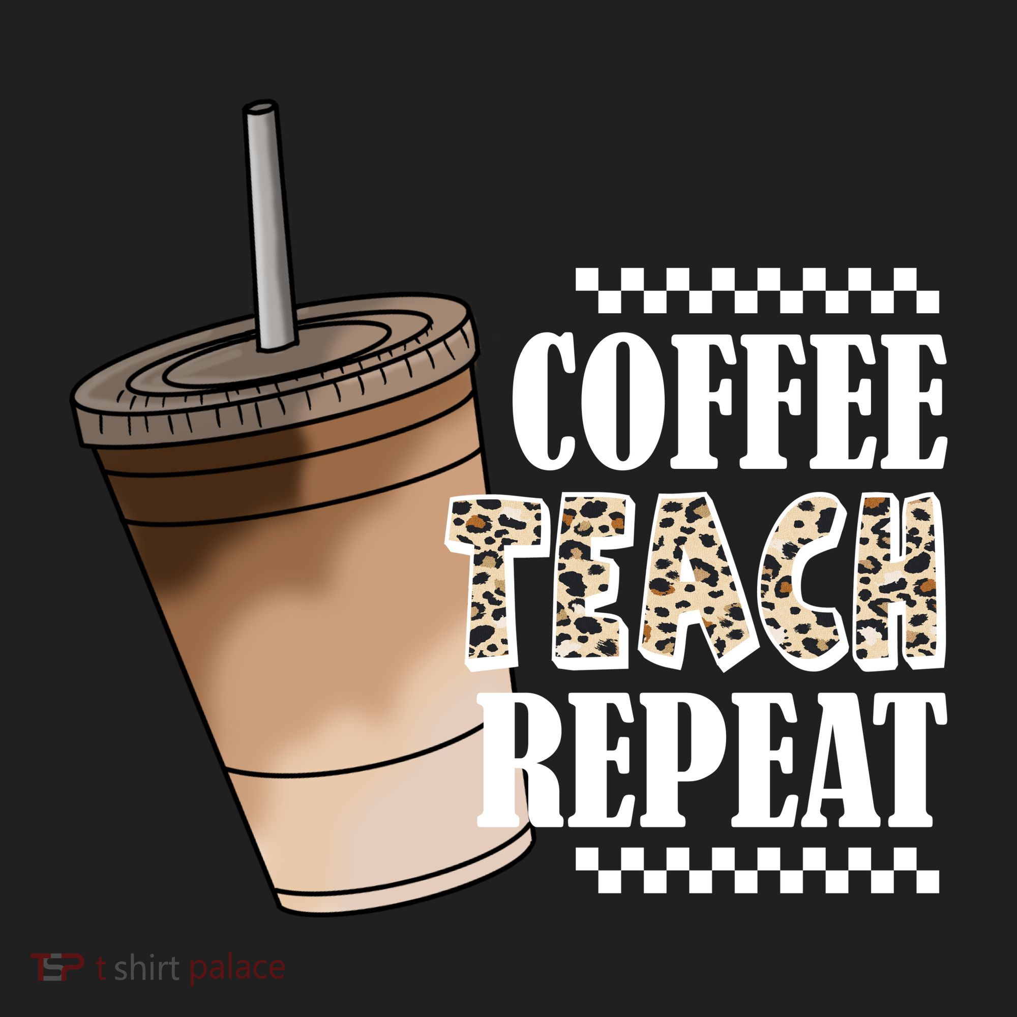 Coffee Teach Repeat Cute Teacher Gift Hat