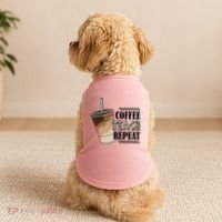 Coffee Teach Repeat Cute Teacher Gift Doggie Tank thumb 2