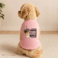 Coffee Teach Repeat Cute Teacher Gift Doggie Tank thumb 2