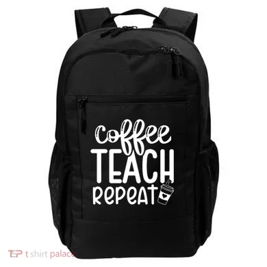 Coffee Teach Repeat Backpack