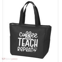 Coffee Teach Repeat Tote Bag thumb 3
