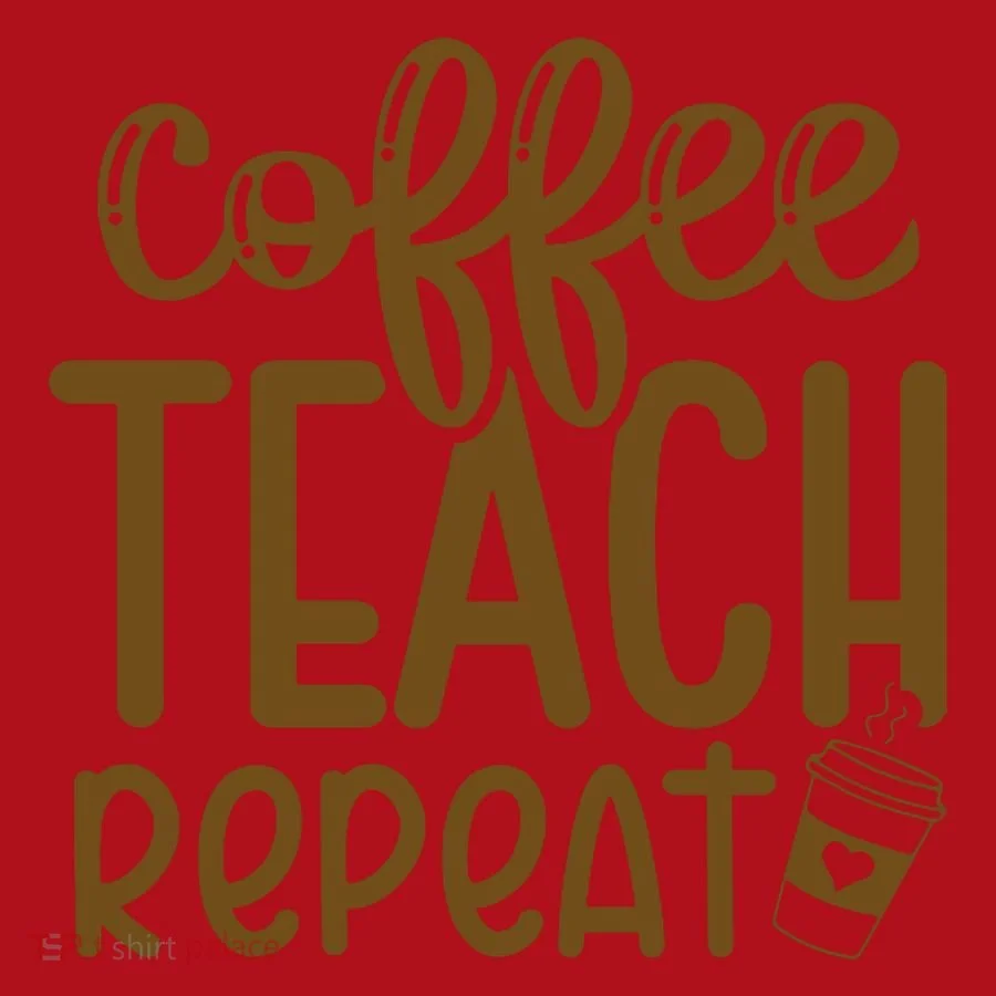 Coffee Teach Repeat Christmas Stocking