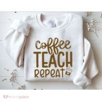 Coffee Teach Repeat Sweatshirt thumb 2