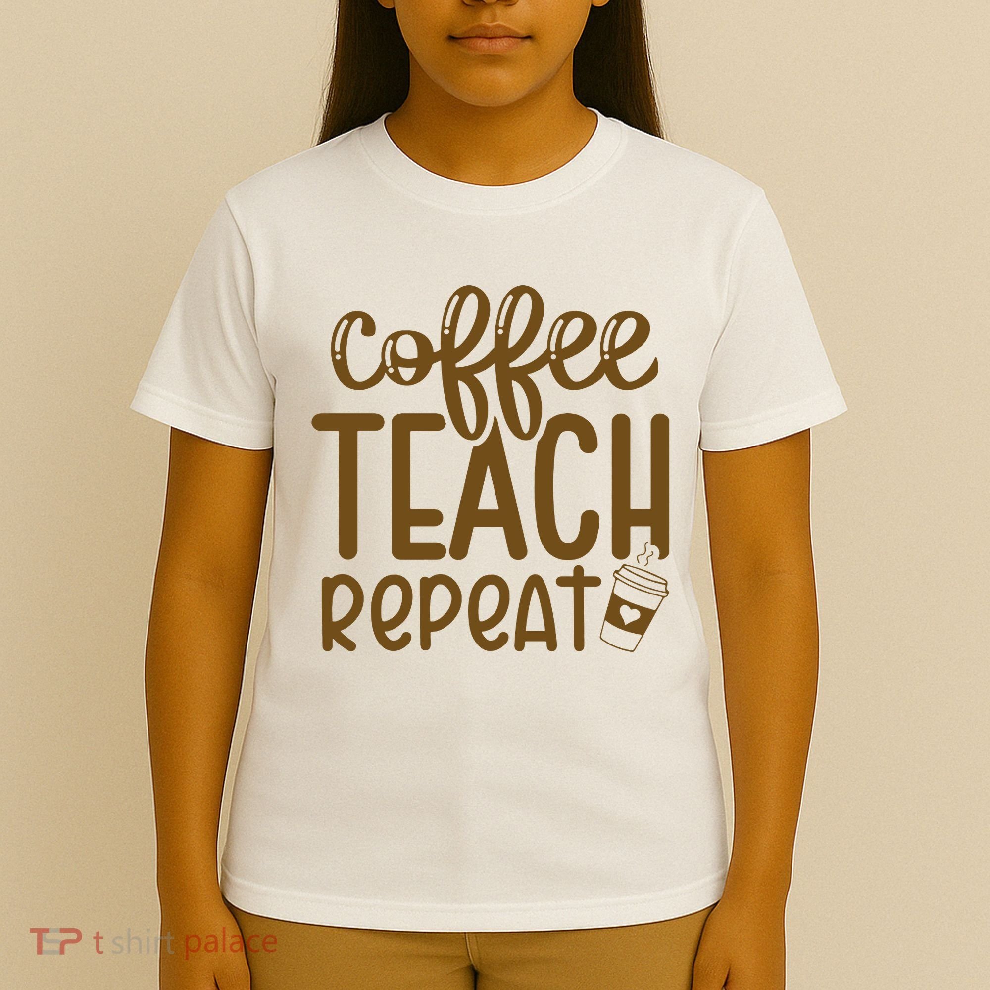 Coffee Teach Repeat T-Shirt