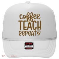 Coffee Teach Repeat Hat thumb 0