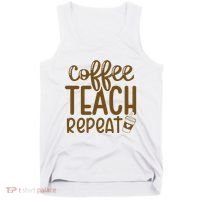 Coffee Teach Repeat Tank Top thumb 0