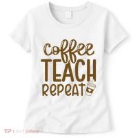 Coffee Teach Repeat Women's T-Shirt thumb 0
