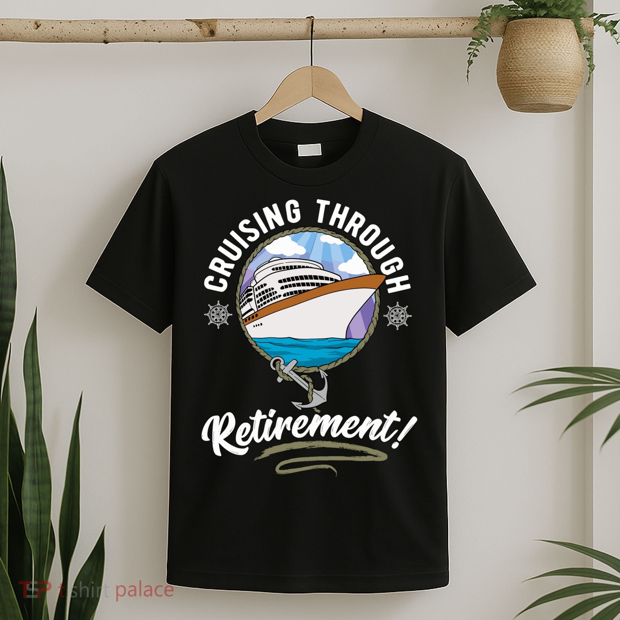 Cruising Through Retirement Cruise T-Shirt