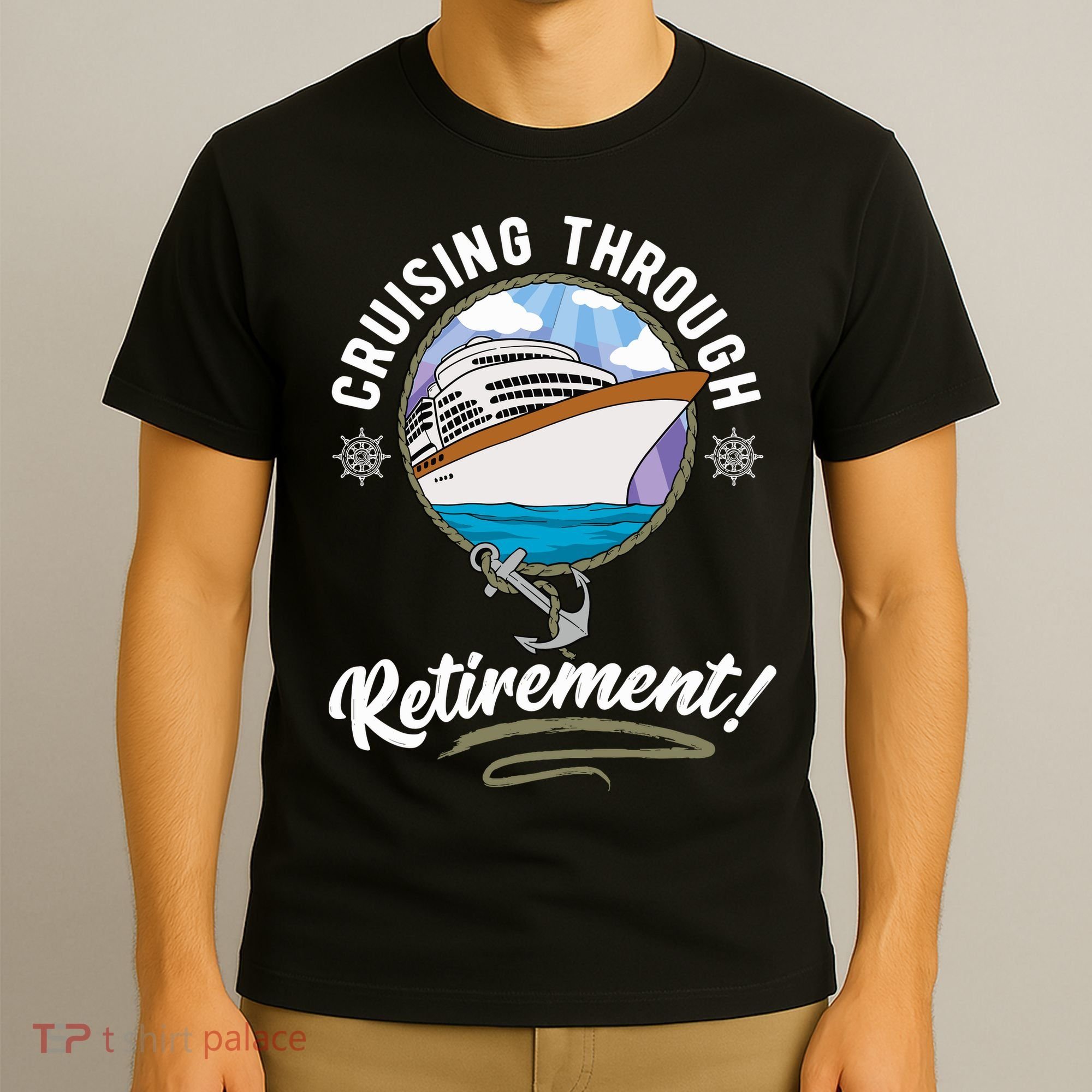 Cruising Through Retirement Cruise T-Shirt