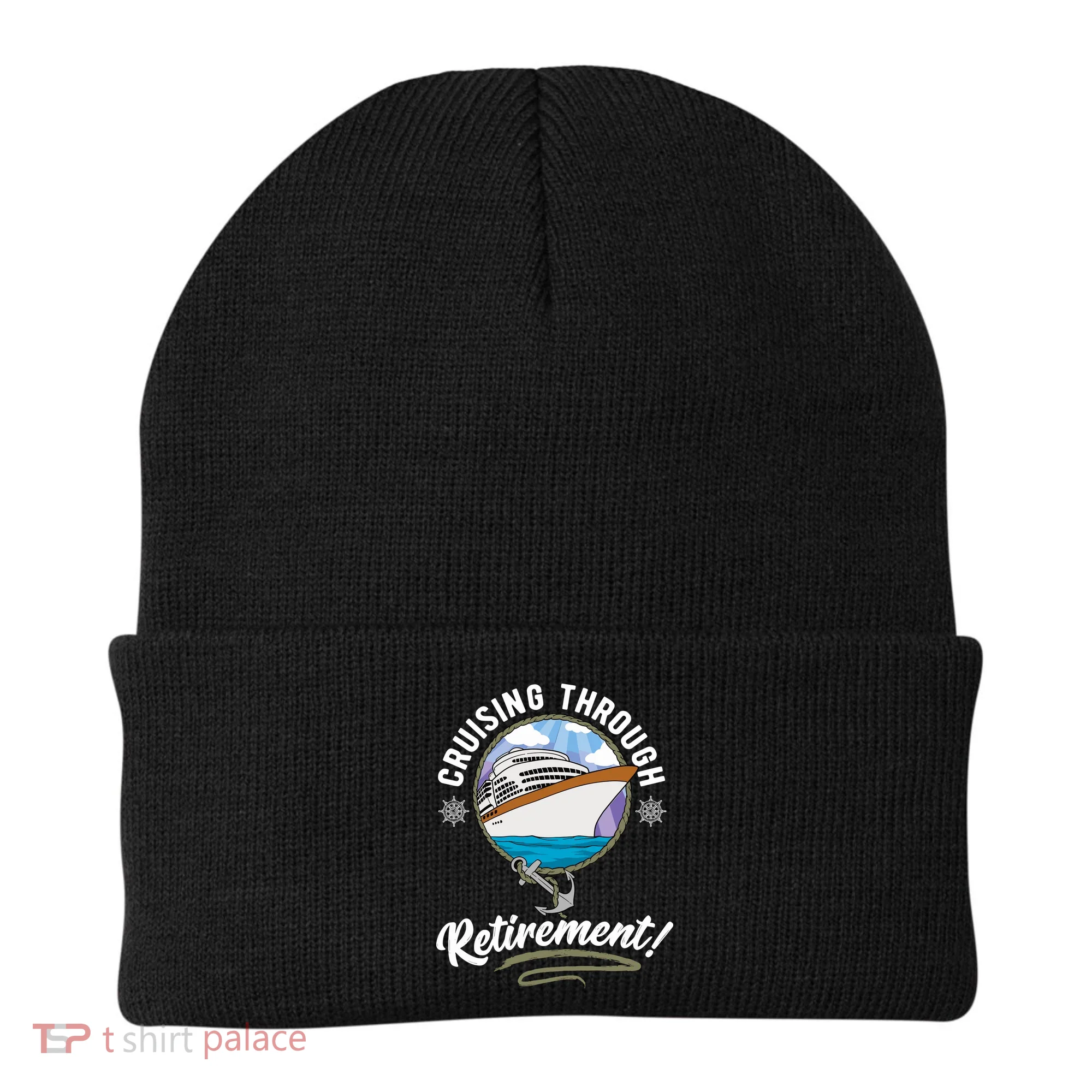 Cruising Through Retirement Cruise Beanie