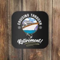 Cruising Through Retirement Cruise Coaster thumb 0