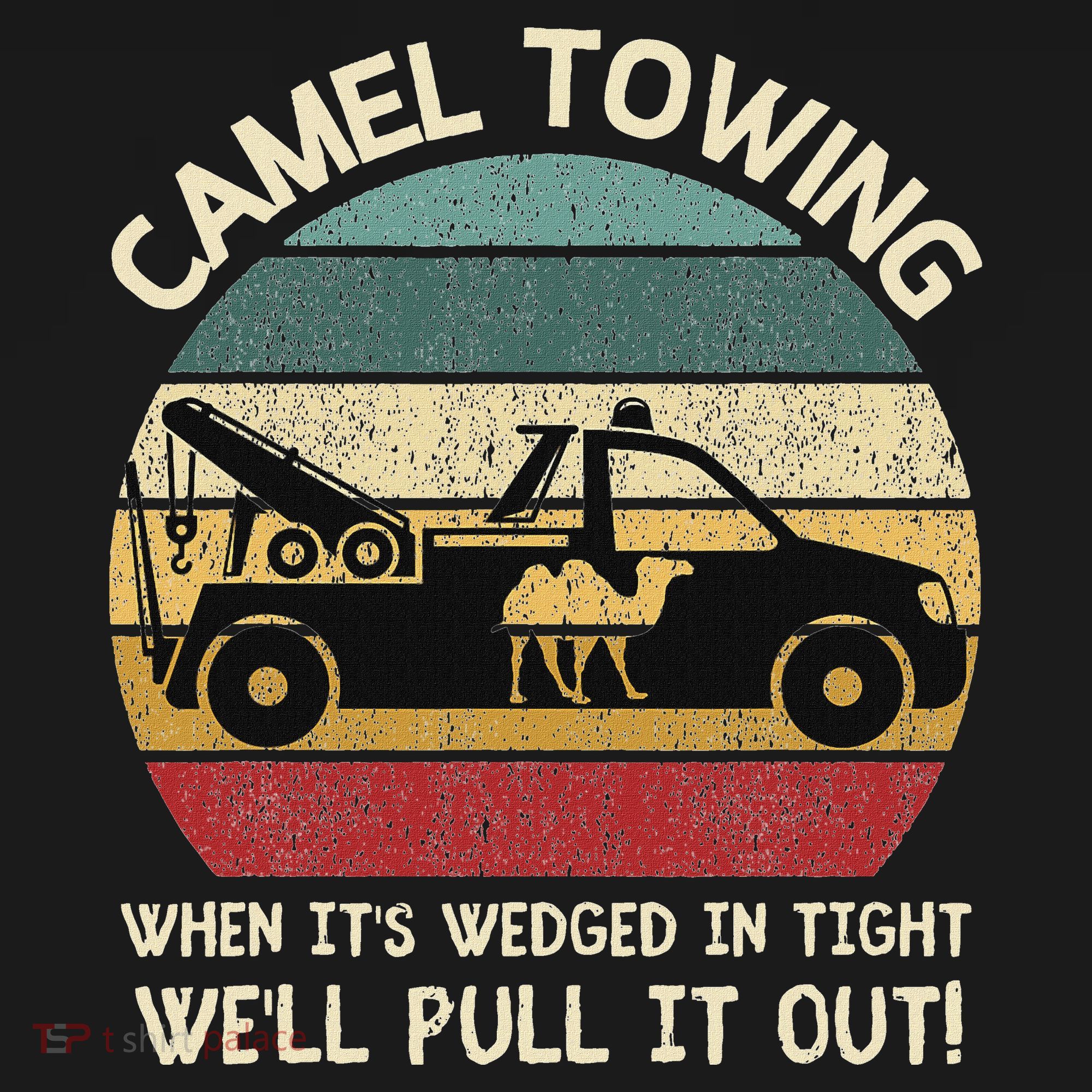 Camel Towing Retro Adult Humor Saying Funny Halloween Gifts Long Sleeve Shirt