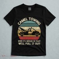 Camel Towing Retro Adult Humor Saying Funny Halloween Gifts T-Shirt thumb 5