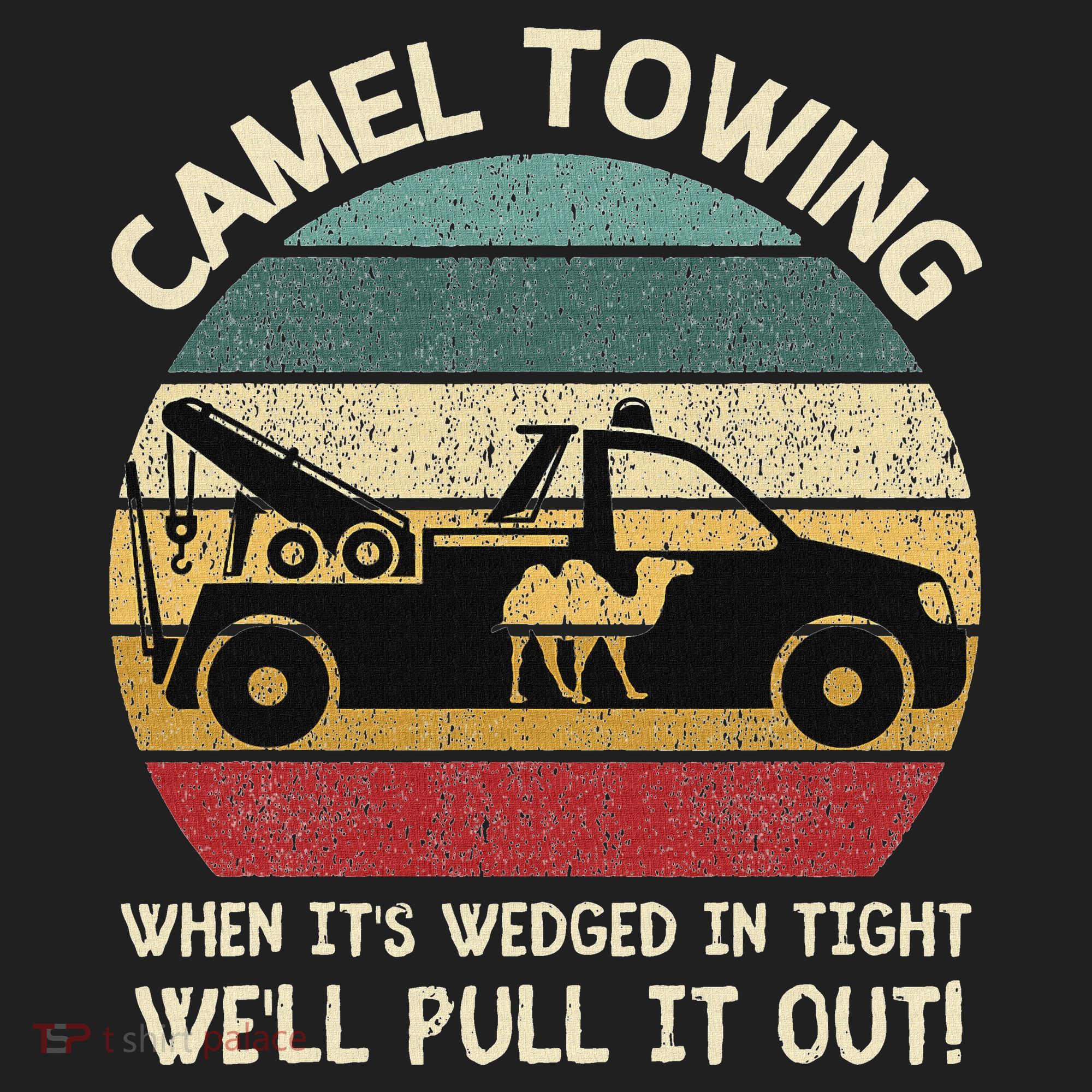 Camel Towing Retro Adult Humor Saying Funny Halloween Gifts Beanie