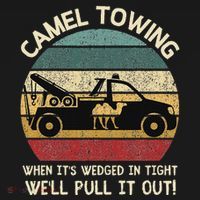 Camel Towing Retro Adult Humor Saying Funny Halloween Gifts Women's Tank Top thumb 5