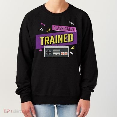 Classically Trained Retro Video Game 80s Women's Sweatshirt
