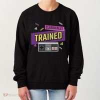Classically Trained Retro Video Game 80s Women's Sweatshirt thumb 0