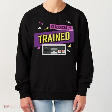Classically Trained Retro Video Game 80s Women's Sweatshirt