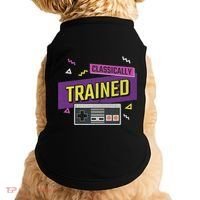 Classically Trained Retro Video Game 80s Doggie Tank thumb 0
