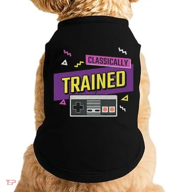 Classically Trained Retro Video Game 80s Doggie Tank