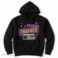 Classically Trained Retro Video Game 80s Hoodie thumb 0