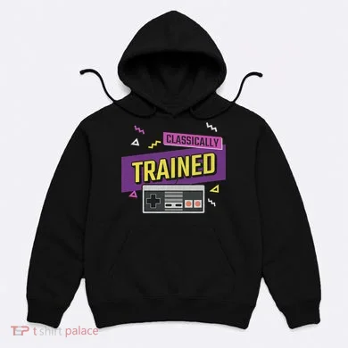 Classically Trained Retro Video Game 80s Hoodie