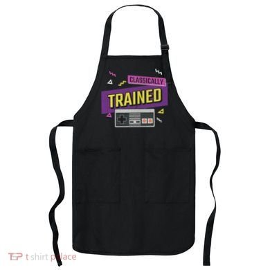 Classically Trained Retro Video Game 80s Apron