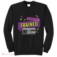 Classically Trained Retro Video Game 80s Sweatshirt thumb 0
