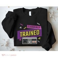 Classically Trained Retro Video Game 80s Sweatshirt thumb 2