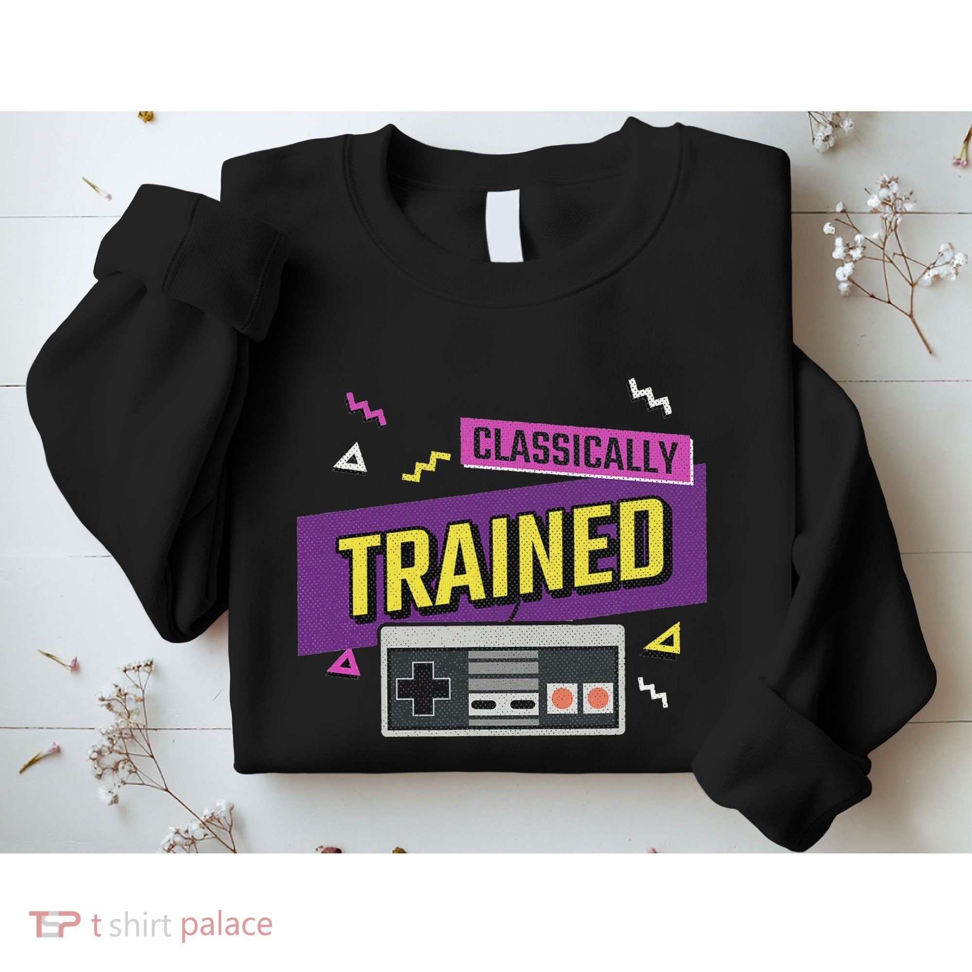 Classically Trained Retro Video Game 80s Sweatshirt