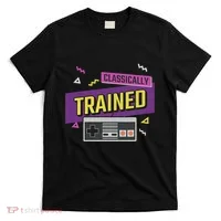 Classically Trained Retro Video Game 80s T-Shirt thumb 0