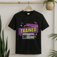 Classically Trained Retro Video Game 80s T-Shirt thumb 2