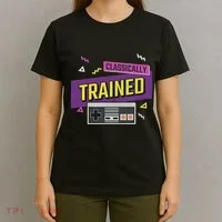 Classically Trained Retro Video Game 80s T-Shirt thumb 4