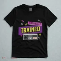 Classically Trained Retro Video Game 80s T-Shirt thumb 5
