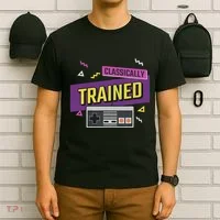 Classically Trained Retro Video Game 80s T-Shirt thumb 6