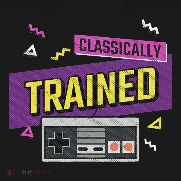Classically Trained Retro Video Game 80s T-Shirt