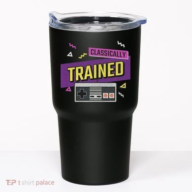 Classically Trained Retro Video Game 80s Tumbler