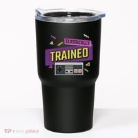 Classically Trained Retro Video Game 80s Tumbler thumb 0