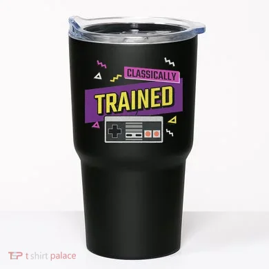 Classically Trained Retro Video Game 80s Tumbler