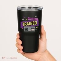 Classically Trained Retro Video Game 80s Tumbler thumb 2