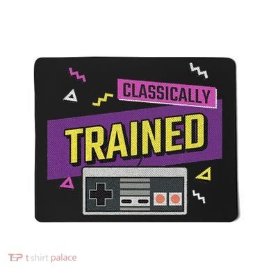 Classically Trained Retro Video Game 80s Mousepad